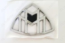 Bright Silver For Mercedes Maybach Trunk Rear Badge vertical S-Class W222