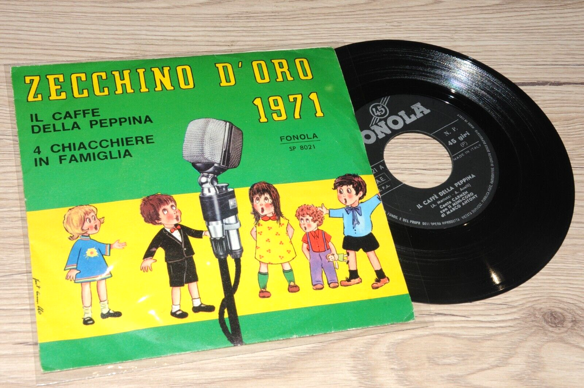 Il Caffè Della Peppina 洋書　CD付き ZECCHINO D'ORO 1971 il caffè della peppina Italy 45 giri | eBay
