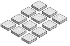 Roleplay 25mm 28mm Scenery D&D Wargame - Flagstone Floor Titles - Free UK Post