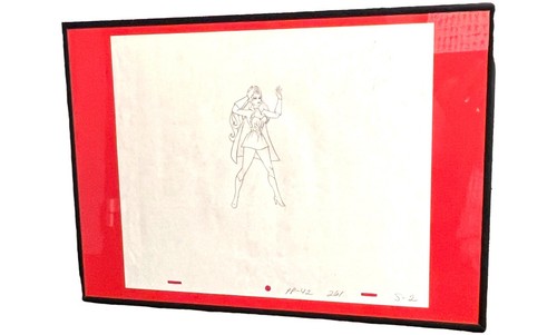 SHE-RA - Filmation CEL Zeichnung gerahmt 1986 Masters MOTU- INKgrafiX TOYS A150 - Picture 11 of 12