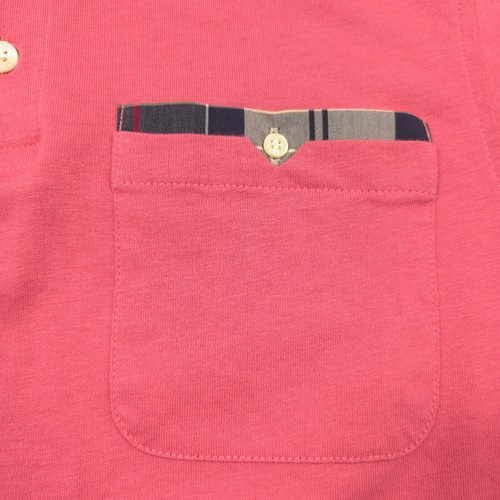 Barbour Corpatch Faded Red Polo Shirt Mens Size Small - Picture 3 of 12