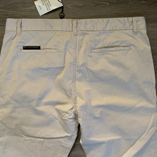 Eleven Paris Mens Size 34x34 LA Collection Chino Pants Stretch Cotton Light Gray - Picture 5 of 12
