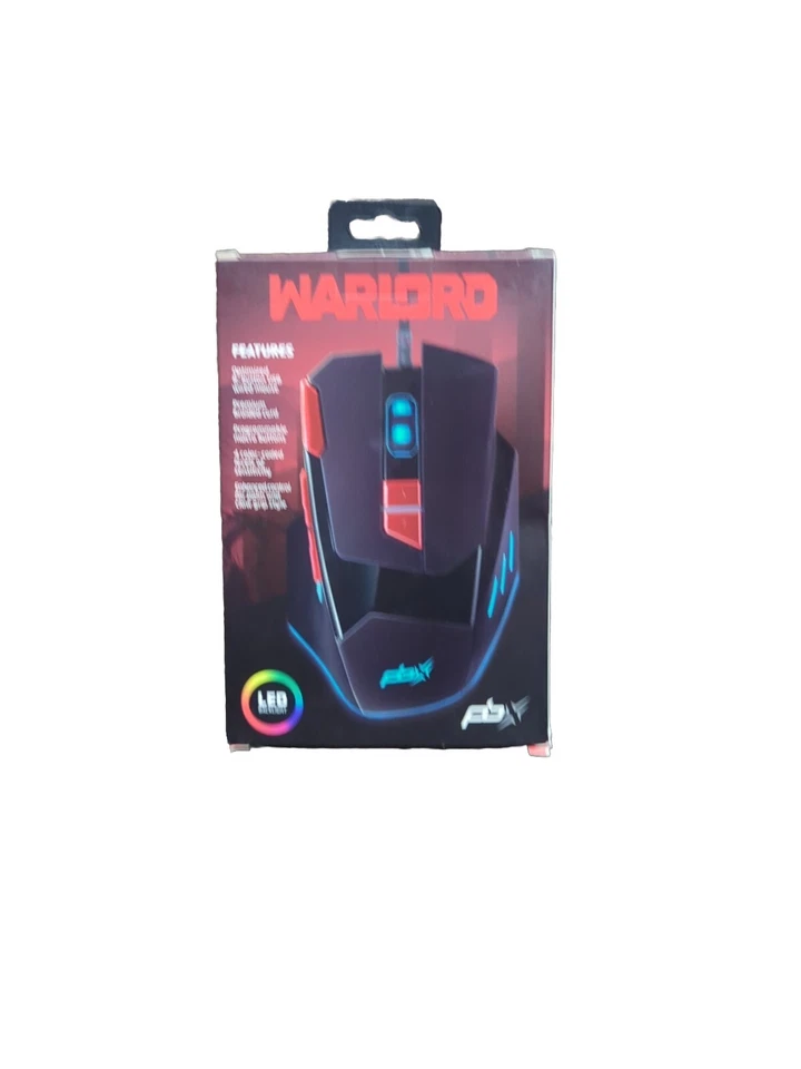 Warlord Wired Professional Gaming Mouse by PBX ~ NEW - Image 3 of 4