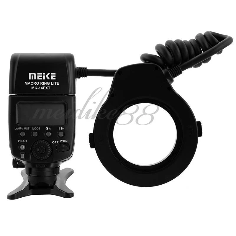 Meike MK-14EXT iTTL TTL LED Macro Ring Flash Light For Nikon D800 D5200 D7100 - Image 3 of 4
