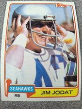1981 Topps Football 3 Card Lot f121 #358 Jodat- #350 Brian Sipe- #49 Dieken 