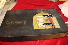 VINTAGE 1962 GANINE CONQUEROR SCULPTURED CHESS SET PACIFIC GAME CO USA