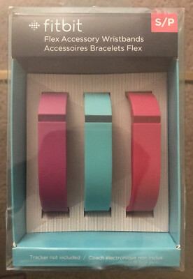 Fitbit Flex Accessory Wristband Replacement Bands 3 Bands Set Small purple Teal