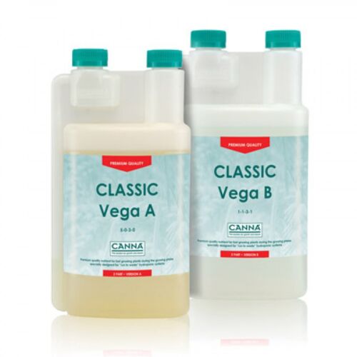 Canna Classic Vega A & B 1L Hydroponic Nutrient Grow Veg - Picture 2 of 6