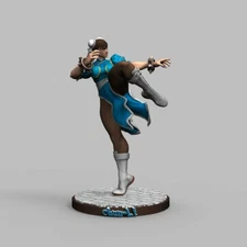 Street Fighter Chun Li - 3D Printing Model Diorama Figure 3D print model
