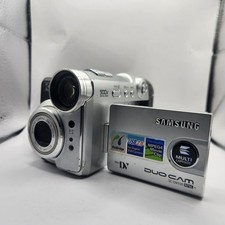 Samsung SC-D6550 NTSC Mini DV Digital Video DuoCam Camcorder Works With Battery