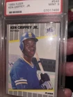 1989 Fleer - #548 Ken Griffey Jr (RC) Graded.   PSA 9 Mint