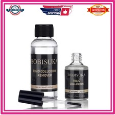 BOBISUKA Rigid Collodion Makeup Set with Brush and Remover for SFX Scarring