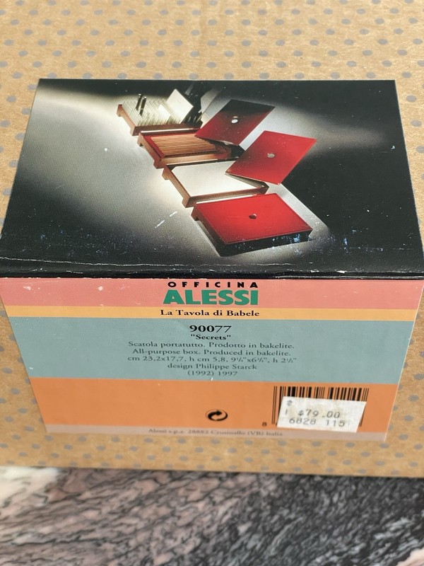 Philippe Starck Alessi Box 1997 Near Mint Vintage Original Packaging