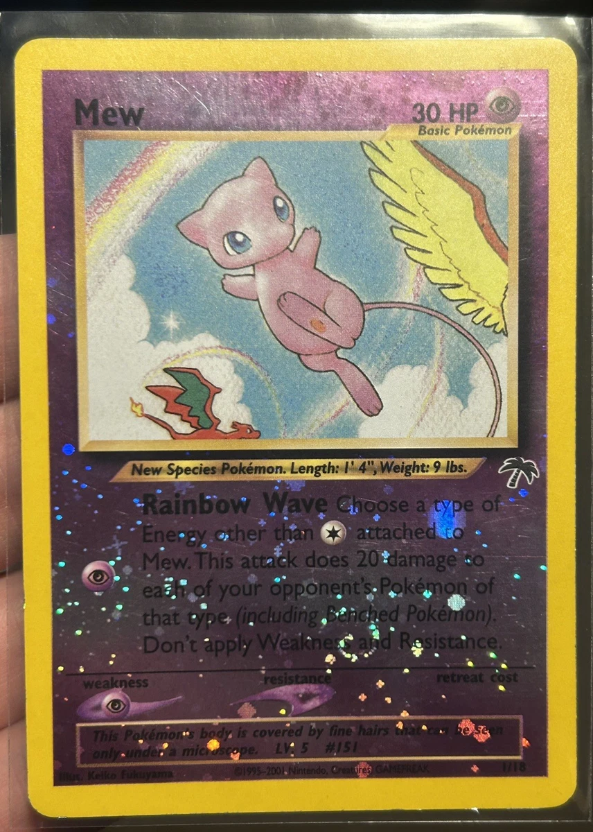 Mew Pokémon TCG Promo Individual Collectable Card Game Cards for