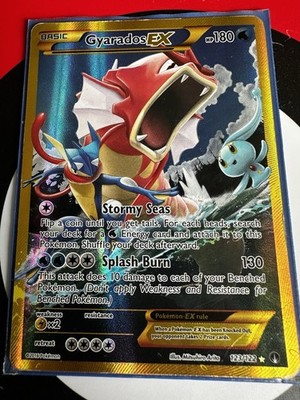 #2 Gyarados EX 123/122 XY BREAKpoint 2016 Secret Rare SHINY Pokémon Card  TCG