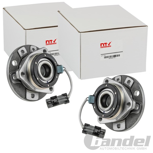 2X NTY RADLAGER-SATZ Vorne Beidseitig Passend FÜR Opel Astra Zafira Links+Rechts-image