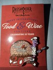NEW 2015 Disney 20th Epcot Food & Wine Festival Figment PASSHOLDER LE Pin — photo 2