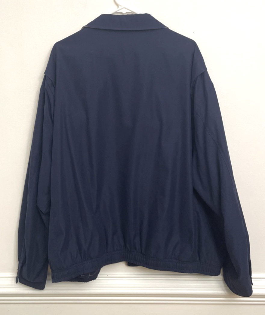 Polo Ralph Lauren giacca uomo taglia 3XB blu navy marrone pony classico grande e alto