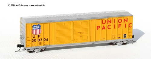 Athearn N 11277 - 50´ FMC DD Boxcar Union Pacific #300304; aga NEW, ohne OVP | Condition: Gebraucht