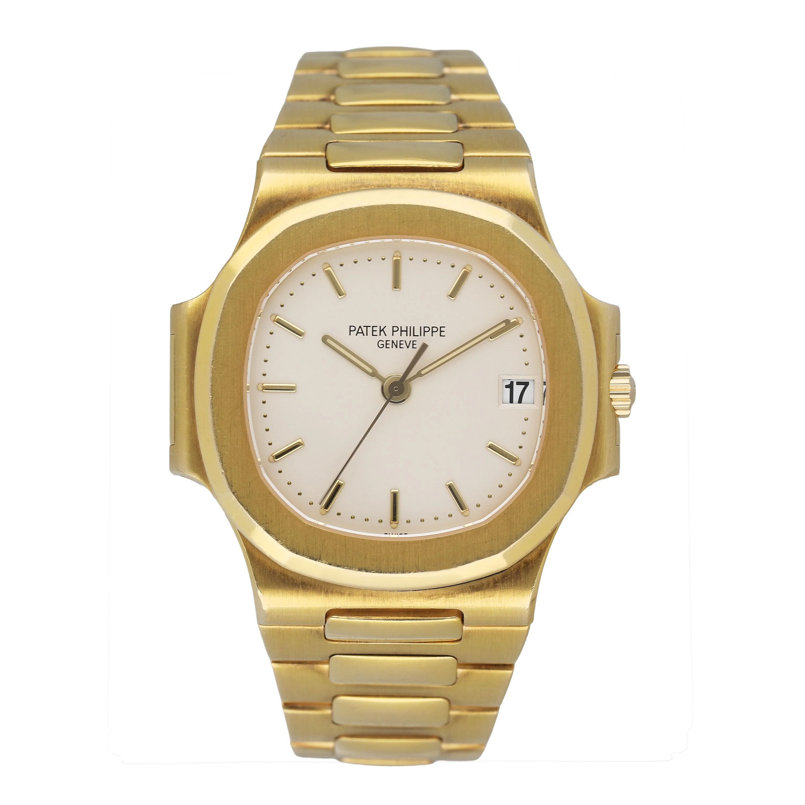 Patek Philippe Nautilus 3800/1J 18K Yellow Gold Mens Watch