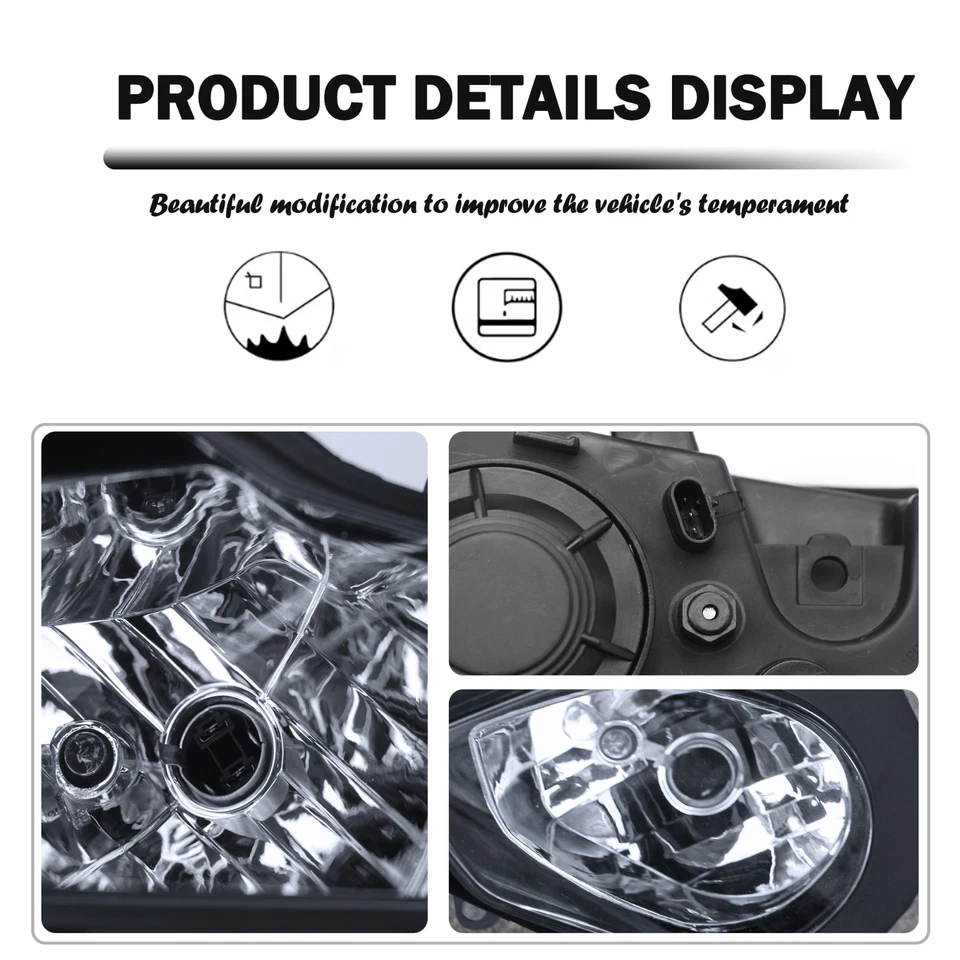 Lámpara de luces delanteras apta para BMW S1000RR conjunto de faros 2015-2018 Foto 2 de 4