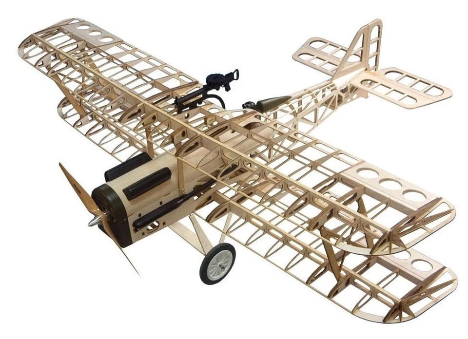 RC RAF SE5A 1200mm Doppeldecker Jagdflugzeug CNC-Holzbaukasten warbird 3-4S 10cc - Bild 2 von 4
