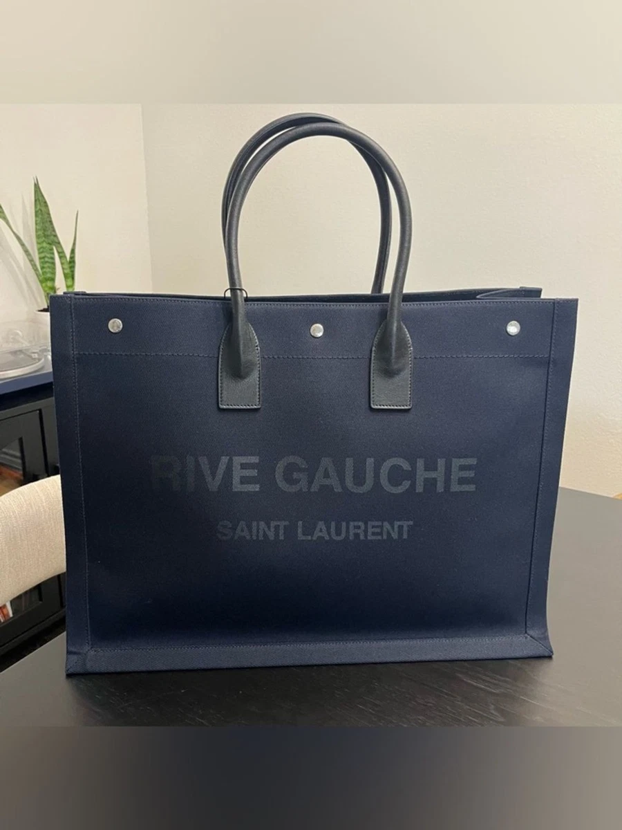 【美品】Yves Saint Laurent トートバッグ ネイビー Saint Laurent Blue Tote Bags & Handbags for Women for sale | eBay