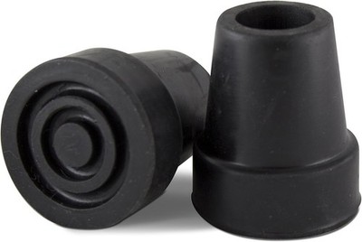 1/2 Pcs Cane Tips 3/4 Inch Heavy Duty Rubber Cane Tips Anti Slip TPR Replacement