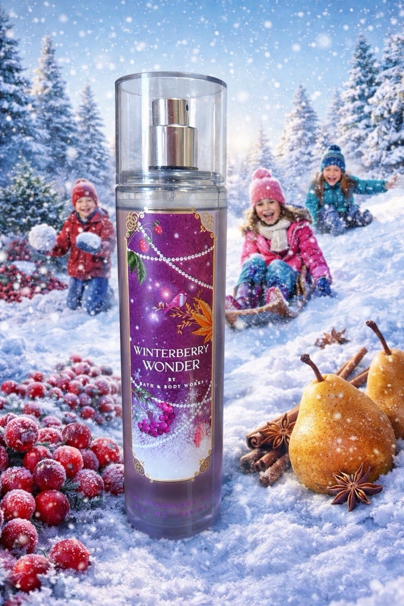 専用 Bath & Body Works Mist Winter 6 New Bath & Body Works Winterberry Wonder Fine Fragrance Mist Spray