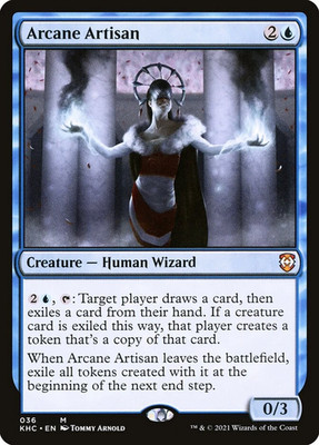MTG Magic the Gathering Arcane Artisan (36/135) Kaldheim Commander LP