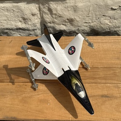 VINTAGE 70S PROCESSED PLASTICS SPACE AGE X-WING JET FIGHTER PLANE MODEL 6290 