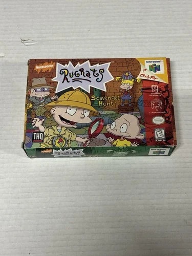 Rugrats Scavenger Hunt for N64 w/ Box