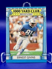 1987 Topps 1000 Yard Club #20 ERNEST GIVINS