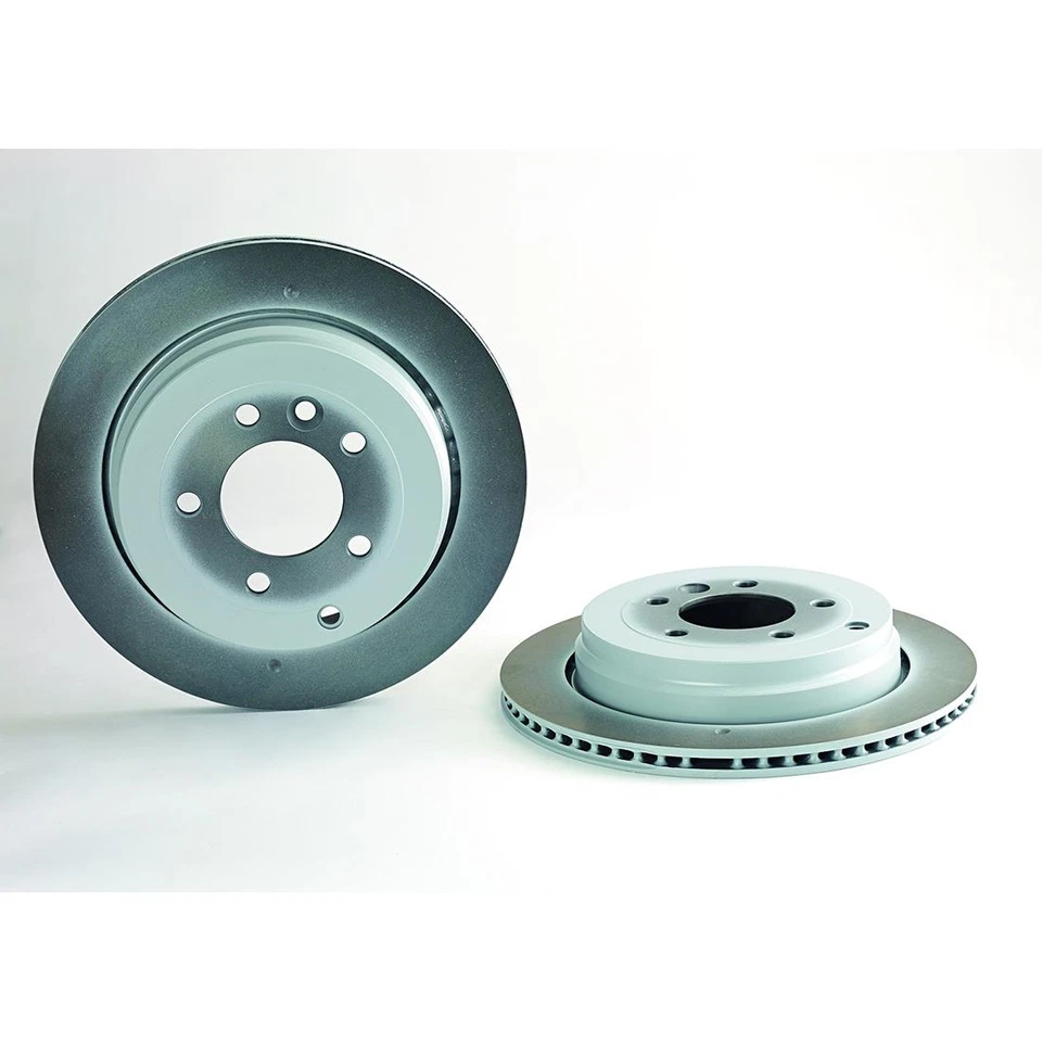 Kit de pastillas de freno trasero Brembo y rotores de disco recubiertos de 325 mm para Land Rover LR3 Foto 3 de 4