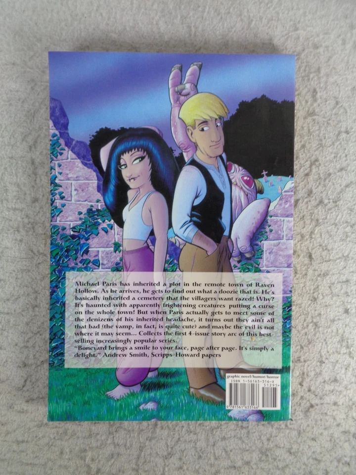 Boneyard Vol 1 Richard Moore Paperback Graphic Novel NBM Publishing 2002 - Image 2 of 4