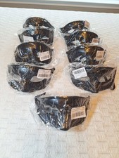 Lot Of Nine Identical Black And Glitter Masquerade Masks New