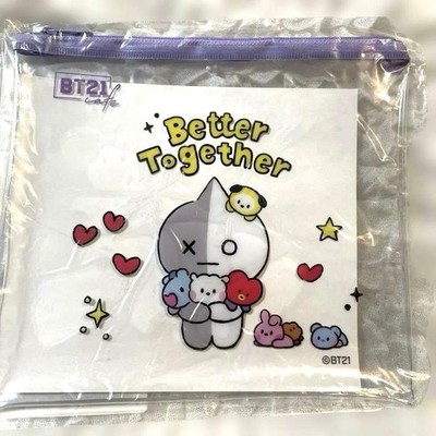 BTS BT21 cafe 11th minini Clear Pouch