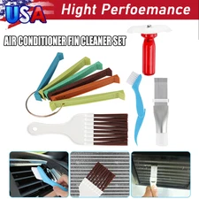 5PCS Air Conditioner Fin Cleaner Set Fin Comb Condenser Straightener Repair Tool