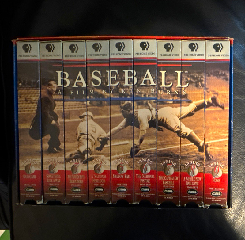 Baseball: A Film by Ken Burns DVD Complete Series Box Set PBS Home Video