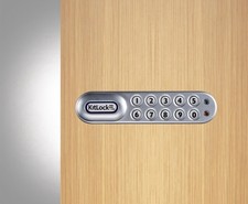CODELOCKS KL1000 Classic Electronic Kitlock Cabinet Lock SilverGrey Right Hand
