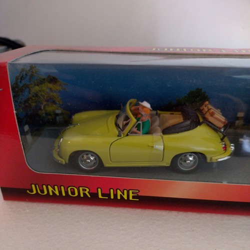 SCHUCO JUNIOR LINE 3315075 1/43 PORSCHE 956 convertible + Remarque Caravane MIB - Picture 2 of 15