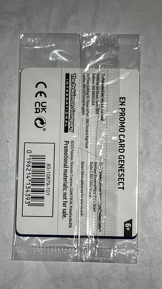 Genesect 008 Mega Evolution Phantasmal Flames SEALED BESTBUY PROMO - Image 2 of 2