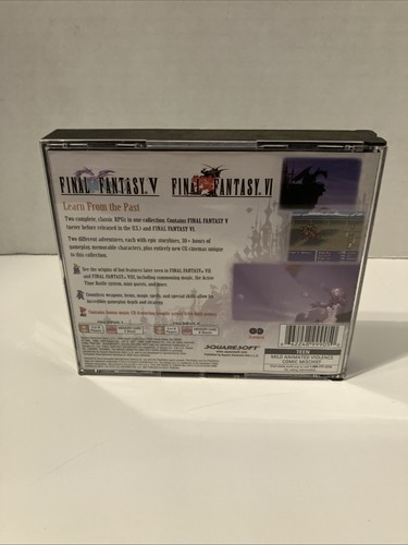 Final Fantasy Anthology Playstation Black Label Tested and Working No Manual - Picture 10 of 17