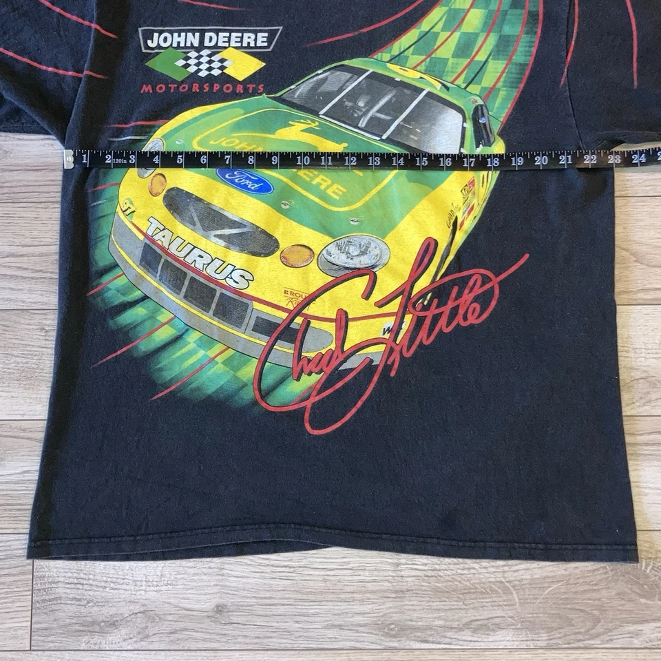 John Deere NASCAR racing tee AOP XL - Image 4 of 4