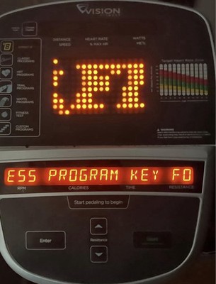 Vision Fitness U70 Upright Exercise Bike Excellent In-Home Workouts  