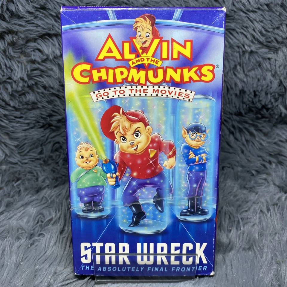 Alvin and The Chipmunks VHS Tape Star Wreck The Absolutely Final Frontier Rare - Image 2 of 4