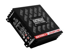 Earthquake Sound Mini D1000.4 (gen 2) Stereo Class D 4-channel Car Amplifier,...