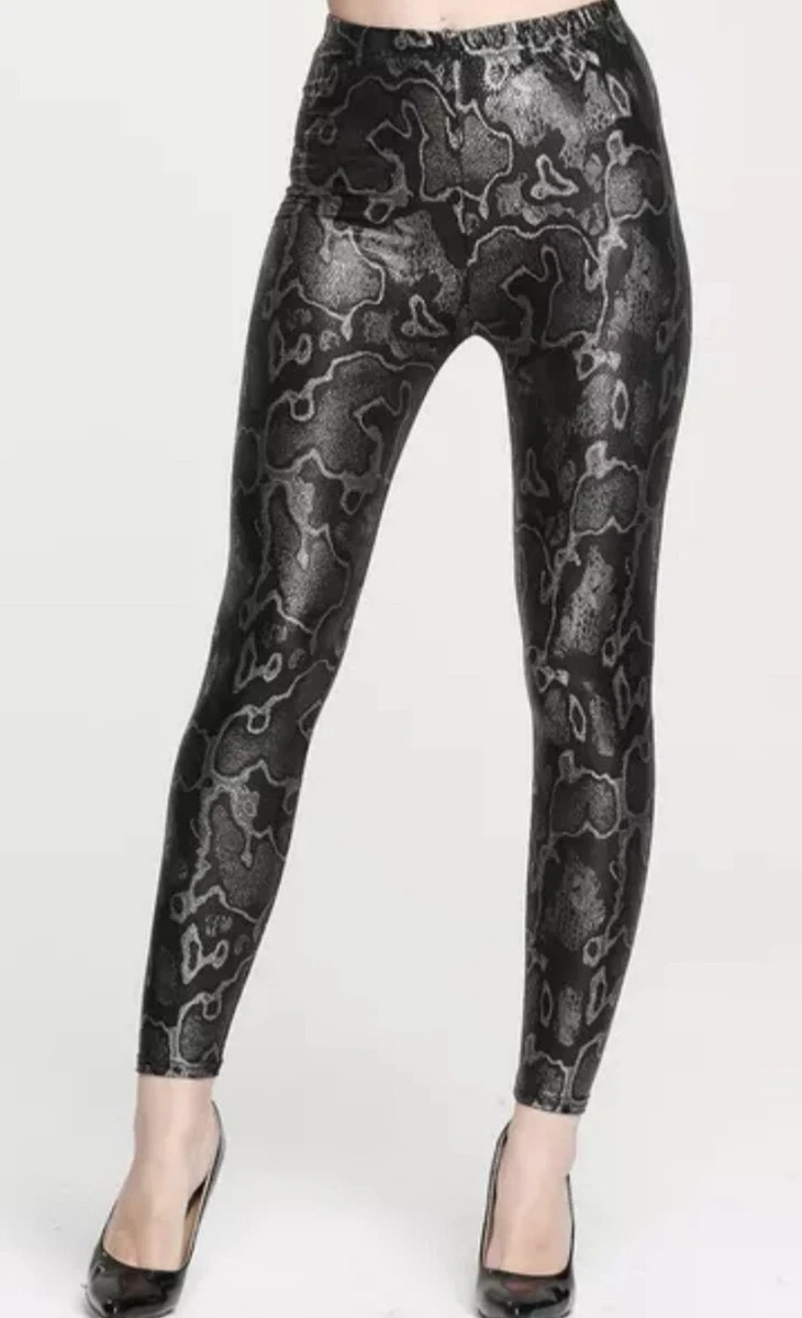 Buy Fitkin Plus Size Blue Snake Print High Waist Core Tights online