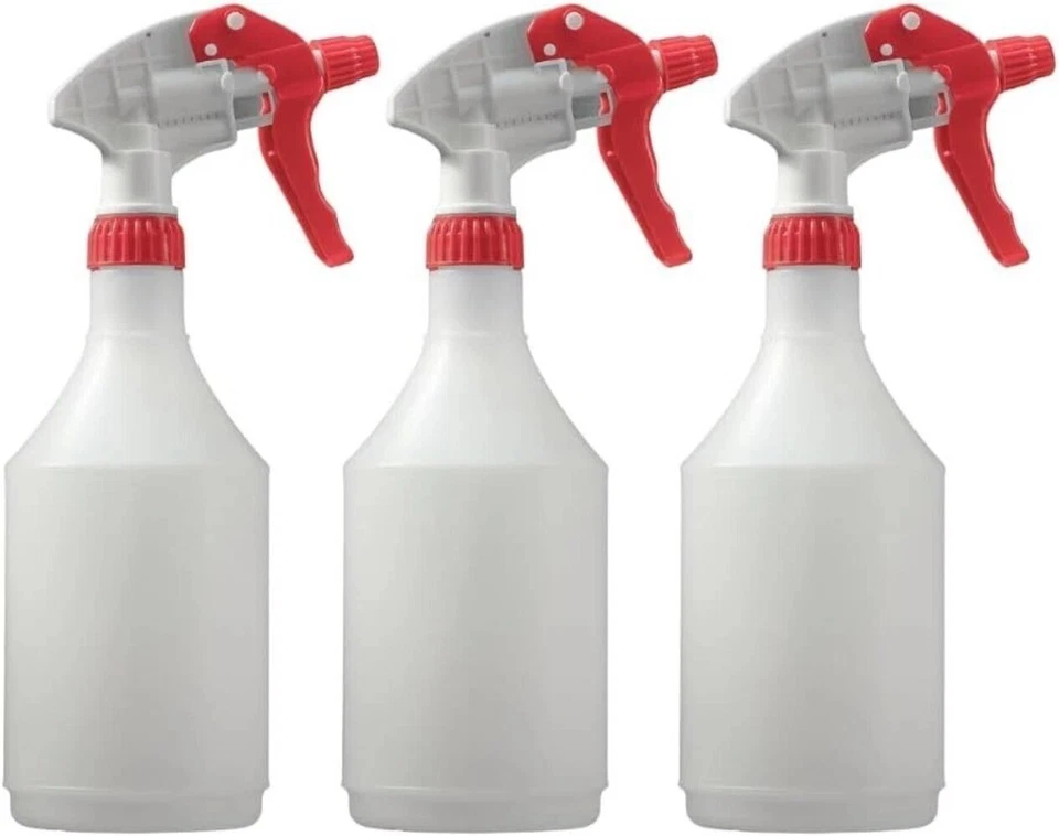 3Pack Trigger Spray Bottle 750ML Heavy Duty Refillable for Cleaning Home Garden. - Image 3 of 4