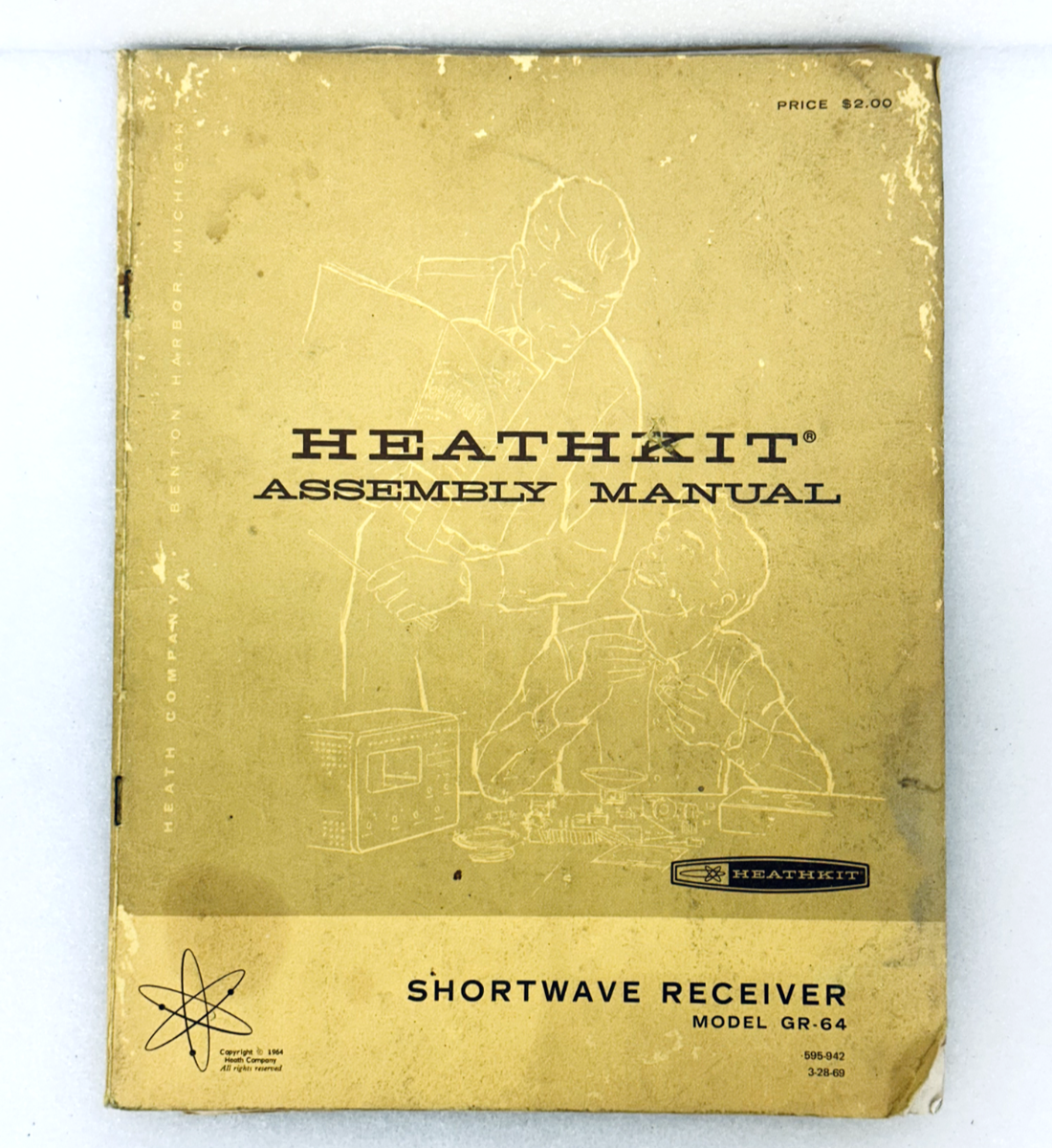 HEATHKIT Assembly Manual Shortwave Receiver GR-64 1964 | eBay